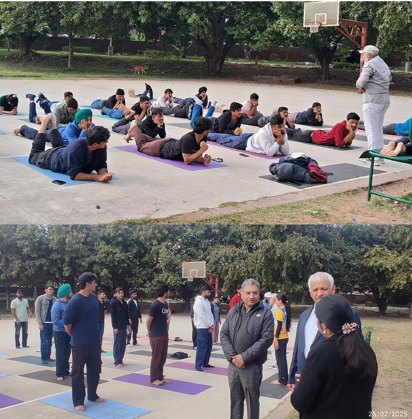 "Practical Session on Yoga" Conducted at Mechanical Engineering Department, UIET, Panjab University